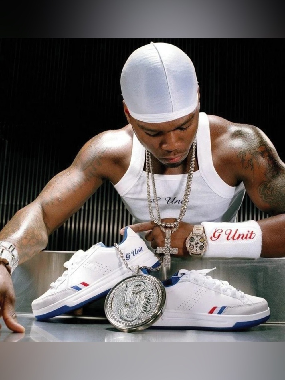 🎤❤️ REEBOK x G UNIT G6 WHITE  🎤💙